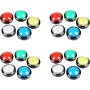 Fivetwofive 20 x 60mm Arcade Buttons 2.36 Inch LED Push Button with Micro Switch for Arcade Machine Video Game Console