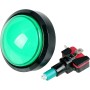 Fivetwofive 20 x 60mm Arcade Buttons 2.36 Inch LED Push Button with Micro Switch for Arcade Machine Video Game Console