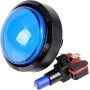Fivetwofive 20 x 60mm Arcade Buttons 2.36 Inch LED Push Button with Micro Switch for Arcade Machine Video Game Console