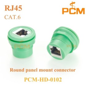 Montaje en panel Acoplador Profinet RJ45 Conector passthrough, montaje