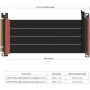 LINKUP - AVA5 Cable elevador PCIe 5.0 | Listo para RTX5090 RX9070 GPU | x16 128GB/s Velocidad | Compatible con PCIE 4.0 y