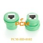 Montaje en panel Acoplador Profinet RJ45 Conector passthrough, montaje
