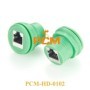 Montaje en panel Acoplador Profinet RJ45 Conector passthrough, montaje