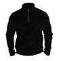 Sudadera con capucha y cremallera de forro polar pesado para hombre, s