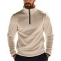 Sudadera con capucha y cremallera de forro polar pesado para hombre, s