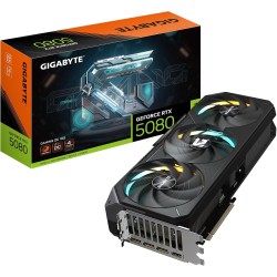 Gigabyte GeForce RTX 5080 Gaming OC 16G Tarjeta Gráfica - 16GB GDDR7, 256 bits, PCI-E 5.0, 2730MHz Core Clock, 3 x DisplayPort, Gigabyte GeForce RTX 5080 Gaming OC 16G Tarjeta Gráfica - 16GB GDDR7, 256 bits, PCI-E 5.0, 2730MHz Core Clock, 3 x DisplayPort,