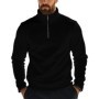 Sudadera con capucha y cremallera de forro polar pesado para hombre, s