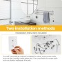 ZFOEFO Toallero Extensible 34,5-62 cm, Toalleros de Baño sin Taladro de 3 Barras, Colgador Toalla Baño Adhesivo con 4 Ganchos y