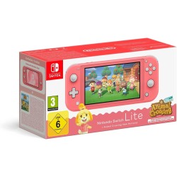 Nintendo Switch Lite Coral + Animal Crossing New Horizons Nintendo Switch Lite Coral + Animal Crossing New Horizons
