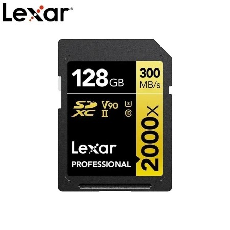 Tarjeta SD Lexar Clase 10 V10 V30 V60 V90 U3 UHS-II 32GB 64GB 128GB 25
