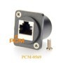 Conector de paso RJ45 del módulo tipo D, adaptador de interfaz de red 