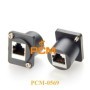 Conector de paso RJ45 del módulo tipo D, adaptador de interfaz de red 