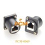 Conector de paso RJ45 del módulo tipo D, adaptador de interfaz de red 