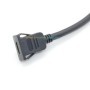 Montaje en Panel a presión HDMI 2,0 Cable de extensión macho a hembra 