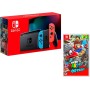 Nintendo Switch 32gb Azul/Rojo Neón + Super Mario Odyssey
