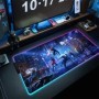 Alfombrilla de ratón negra Asus Rgb Gaming Mause Mat alfombrillas de A