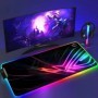 Alfombrilla de ratón negra Asus Rgb Gaming Mause Mat alfombrillas de A