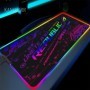 Alfombrilla de ratón Asus Rgb Gaming Mause Mat, alfombrillas de Anime,