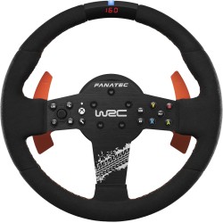 FANATEC CSL Elite Volante de Carreras Licencia Oficial WRC Rally – Recubierto de Alcantara, LED RevStripe, Levas de Cambio FANATEC CSL Elite Volante de Carreras Licencia Oficial WRC Rally – Recubierto de Alcantara, LED RevStripe, Levas de Cambio
