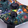 YoRHa Impresión Caucho de Silicona Funda Skin Case Carcasas Piel para Xbox One S/X Mando Controller x 1 (Bruja) Con Agarres para