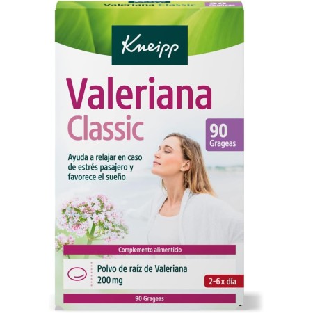 Kneipp Valeriana Classic, Ayuda a Relajar en Caso de Estrés y Favorece el Sueño, 90 Grageas