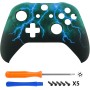 eXtremeRate Carcasa para Xbox One S X Accesorios Funda Delantera Protectora de la Placa Frontal Cubierta Antideslizante para