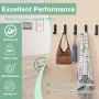 Bosdontek Ganchos Adhesivos Para Pared, 5 Piezas Perchero Adhesivo Colgador Toalla Baño Adhesivo, Percha Adhesiva Sin Taladro