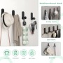 Bosdontek Ganchos Adhesivos Para Pared, 5 Piezas Perchero Adhesivo Colgador Toalla Baño Adhesivo, Percha Adhesiva Sin Taladro