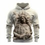 Tendencia 3D Jesús sudaderas con capucha estampadas moda Primavera oto