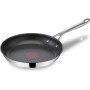 Tefal Jamie Oliver Set of 3 Frying Pans 20/24/28 cm | Induction Safe, Non-Stick, Titanium Coated, Thermo-Signal, PFOA Free,