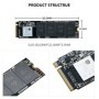 KingSpec M2 SSD PCIe 3,0 128GB 256GB 512GB 1TB SSD 2TB NVMe SSD disco 