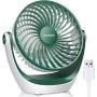 OCOOPA Mini USB Fan, Small Quiet Fan, 3 Speeds Portable and Personal Fan for Home and Office