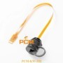 Conector de montaje en panel impermeable IP67/IP68, tarjeta TF, cable 