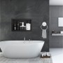 TMKDNNKG Nicho de Ducha Empotrado de Acero Inoxidable, sin Azulejos, con estantes de Pared, para baño, instalación sobre