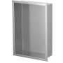 TMKDNNKG Nicho de Ducha Empotrado de Acero Inoxidable, sin Azulejos, con estantes de Pared, para baño, instalación sobre