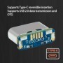 Conector USB tipo C hembra, puerto de carga de enchufe tipo C SMD SMT 