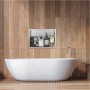 TMKDNNKG Nicho de Ducha Empotrado de Acero Inoxidable, sin Azulejos, con estantes de Pared, para baño, instalación sobre