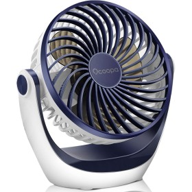 OCOOPA USB Table Fan, Mini Portable Fans Quiet, 3 Speeds Small Powerful Ventoinha Desk for Office/Home/Travel/Camping
