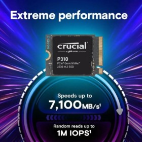 Crucial P310 SSD 1TB 2TB M.2 2230 NVMe PCIe Gen4 SSD interno