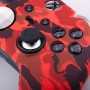 9CDeer 1 x Funda protectora de silicona con impresión de transferencia personalizada, diseño de Cráneo negro + 6 Thumb Grips
