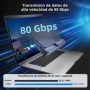 Caja SSD Acasis Thunderbolt 5 de 80Gbps con ventilador de refrigeració
