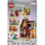 LEGO 43217 Disney y Pixar Casa de “Up”, Juguete con Globos, Mini Figuras de Carl, Russell y el Perrito Dug, Modelo