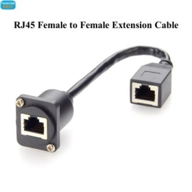 Cable de extensión de montaje en Panel tipo D RJ45 8P8C, conector de s
