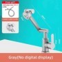 Grifo de lavabo LED con pantalla Digital, pulverizador de corriente mu
