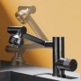 Grifo de lavabo LED con pantalla Digital, pulverizador de corriente mu