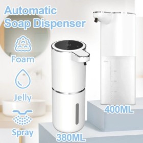 Dispensador de jabón inductivo inteligente de 380/400ML, dispensador a