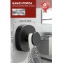 Daoun 4 ganchos con ventosa para ducha, gancho para puerta de acero inoxidable para baño, cocina, puerta de cristal, espejo,