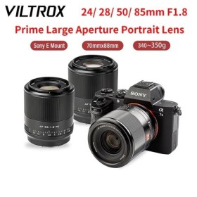 VILTROX 24mm 28mm 50mm 85mm F1.8 Foco automático Full Frame Prime Lent