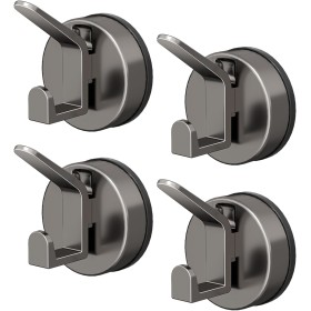 4 Colgador Toalla Baño Colgador Toallas Perchas Adhesivas Suction Cup Hooks Reutilizable Ganchos Colgar sin Agujeros Adhesivos