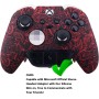 9CDeer 1 x Funda protectora de silicona con impresión de transferencia personalizada, diseño de Cráneo negro + 6 Thumb Grips